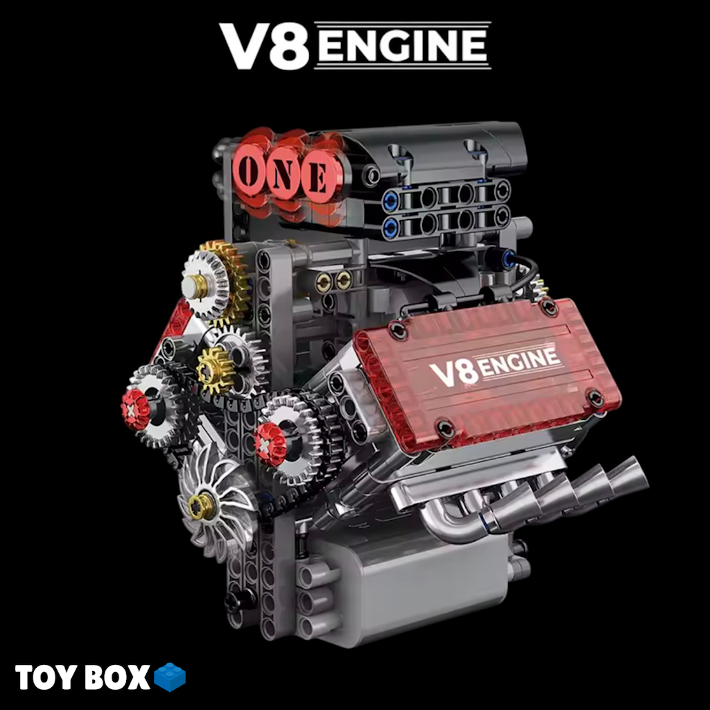 V8 engine - 브릭 키트